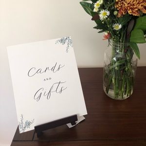 Small Wedding Sign Easels